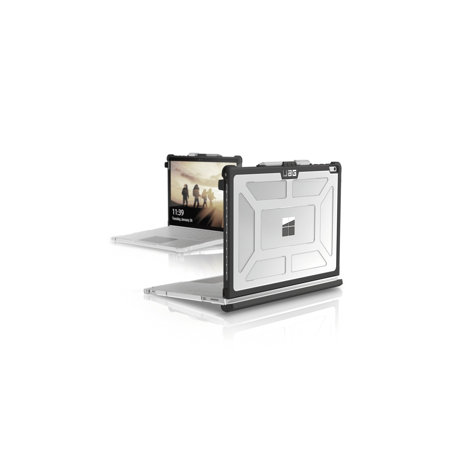 Чохол до ноутбука UAG 13.5" Microsoft Surface Book Plasma, Ice (SFBKUNIV-L-IC) зображення 7