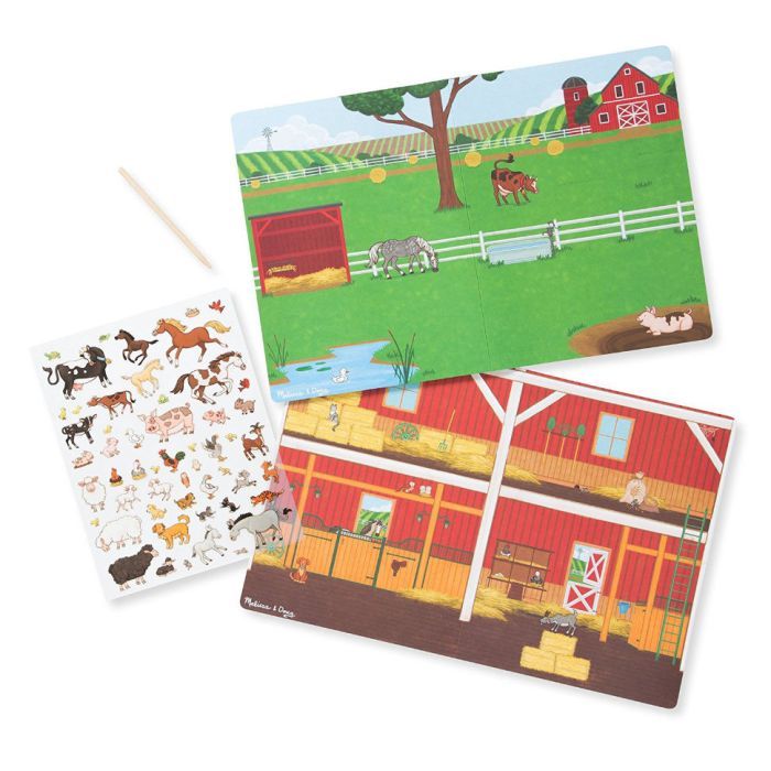 Набір для творчості Melissa&Doug Перевідні наліпки Ферма (MD9531) зображення 2