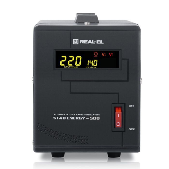 Стабилизатор REAL-EL STAB ENERGY-500 (EL122400011) изображение 2