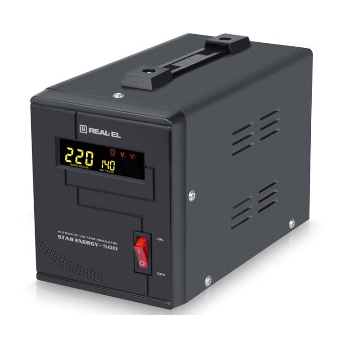 Стабилизатор REAL-EL STAB ENERGY-500 (EL122400011) изображение 3
