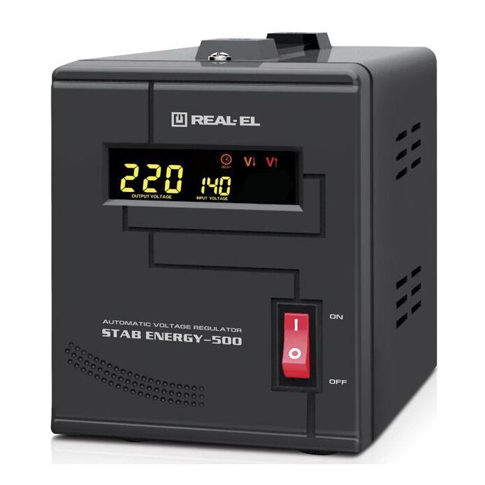 Стабилизатор REAL-EL STAB ENERGY-500 (EL122400011) изображение 4