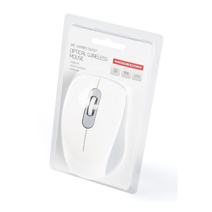 Мышка Modecom MC-WM10S Silent Wireless White (M-MC-WM10S-200) изображение 6