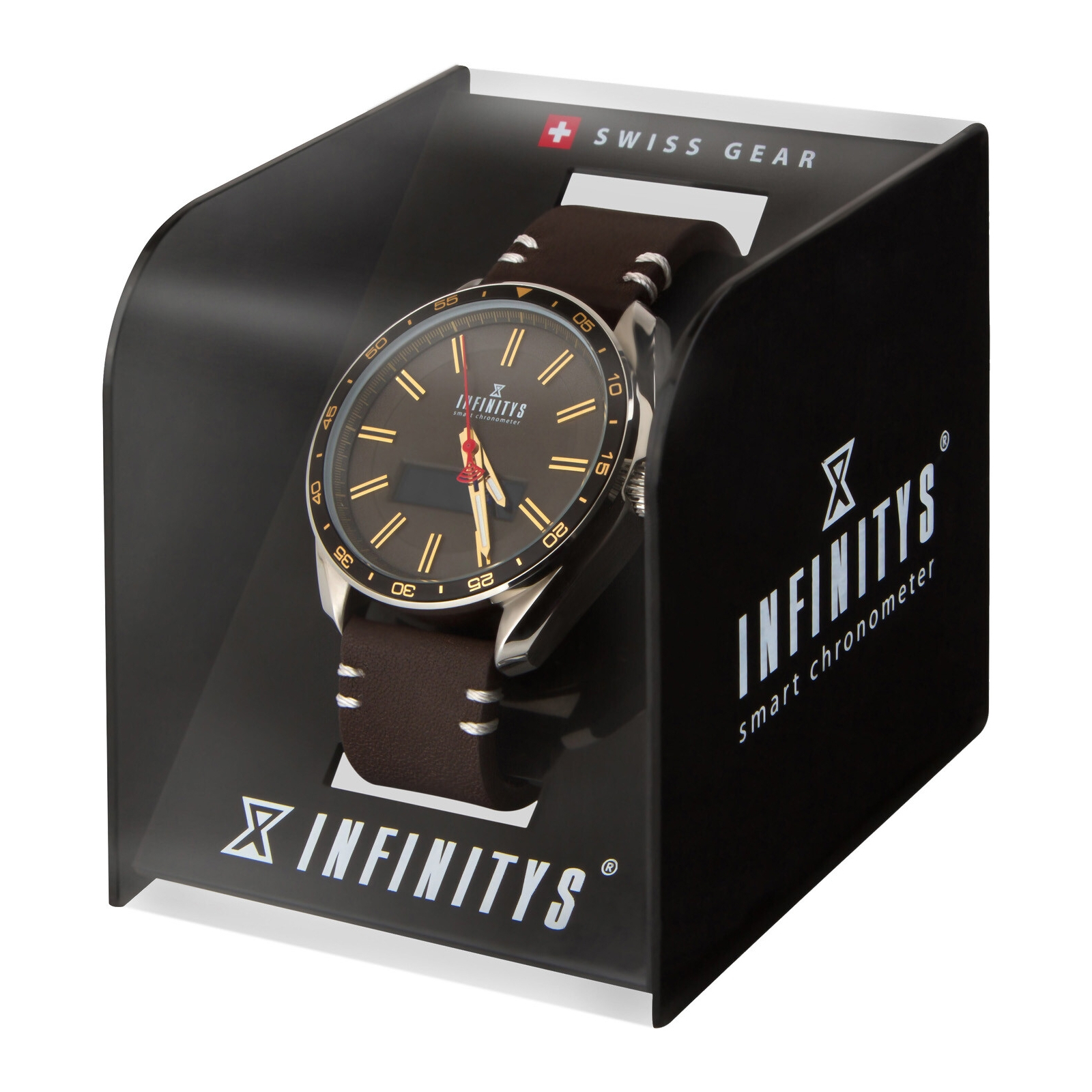 Смарт-часы Atrix INFINITYS X10 45mm Swiss Classic Chrono Gold-brown Смарт-час (swwpaii1sccgb) изображение 4