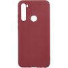 Чехол для мобильного телефона Dengos Carbon Xiaomi Redmi Note 8, red (DG-TPU-CRBN-16) (DG-TPU-CRBN-16)
