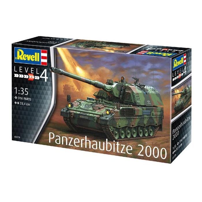 Сборная модель Revell САУ PzH 2000. Масштаб 1:35 (RVL-03279)