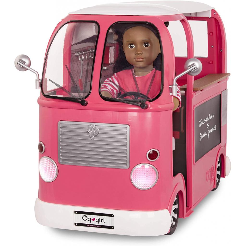 Ігровий набір Our Generation транспорт для ляльок Продуктовий фургон рожевий (BD37969Z) зображення 3