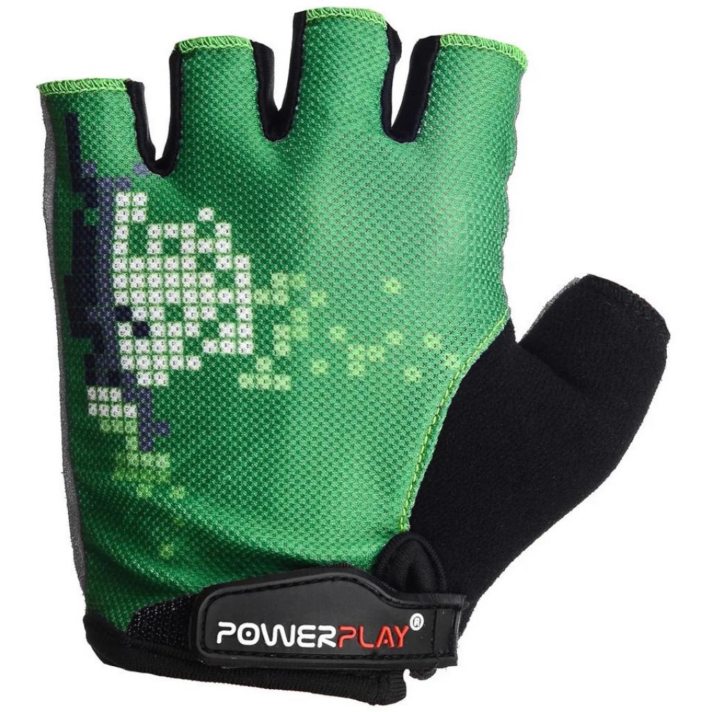 Велоперчатки PowerPlay 002 Green M (002C_M_Green) изображение 2