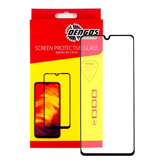 Скло захисне Dengos Full Glue Vivo Y1s, black frame (TGFG-145)