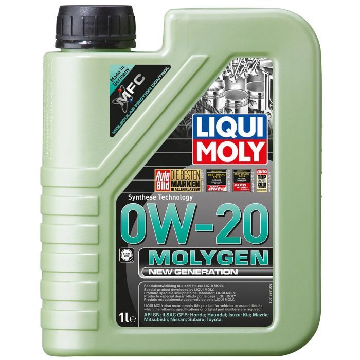 Моторна олива Liqui Moly Molygen New Generation 0W-20 4л (LQ 21357)