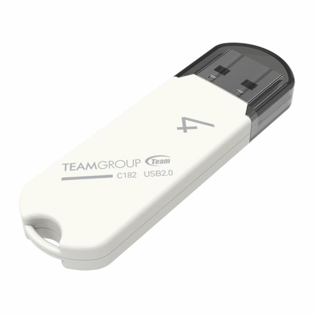 USB флеш накопичувач Team 4GB C182 White USB 2.0 (TC1824GW01)