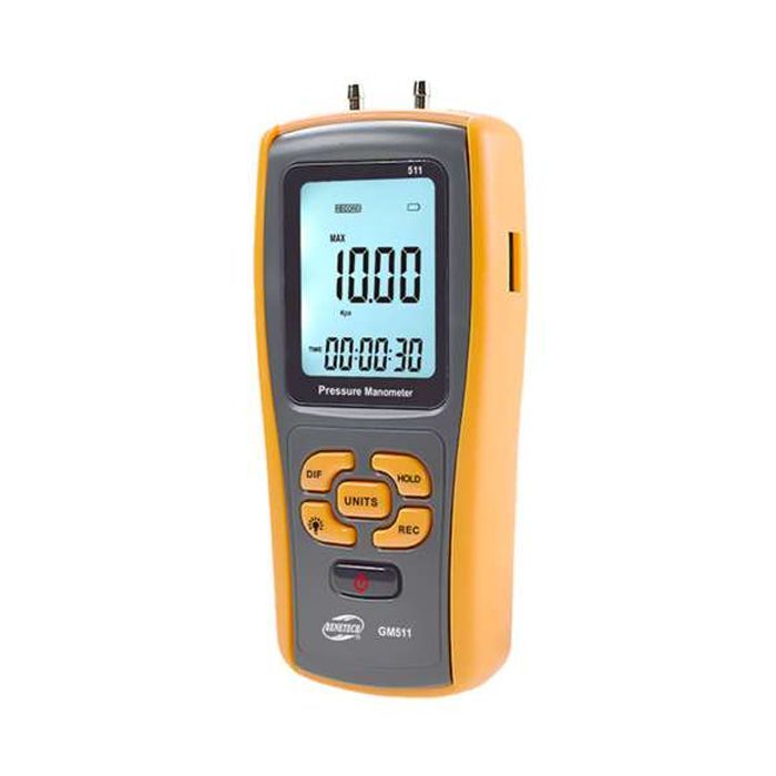 Манометр Benetech диференціальний мікроманометр, USB (GM511) зображення 2