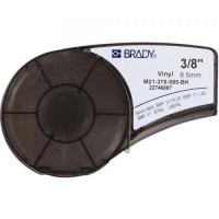 Фото - Інше для торгівлі Brady Стрічка для принтера етикеток  вініл, 9.53mm/6.4m. білий на чорному ( 