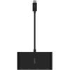 Перехідник Belkin USB-C to Ethernet, HDMI, VGA, USB-A, black (AVC005BTBK) зображення 3