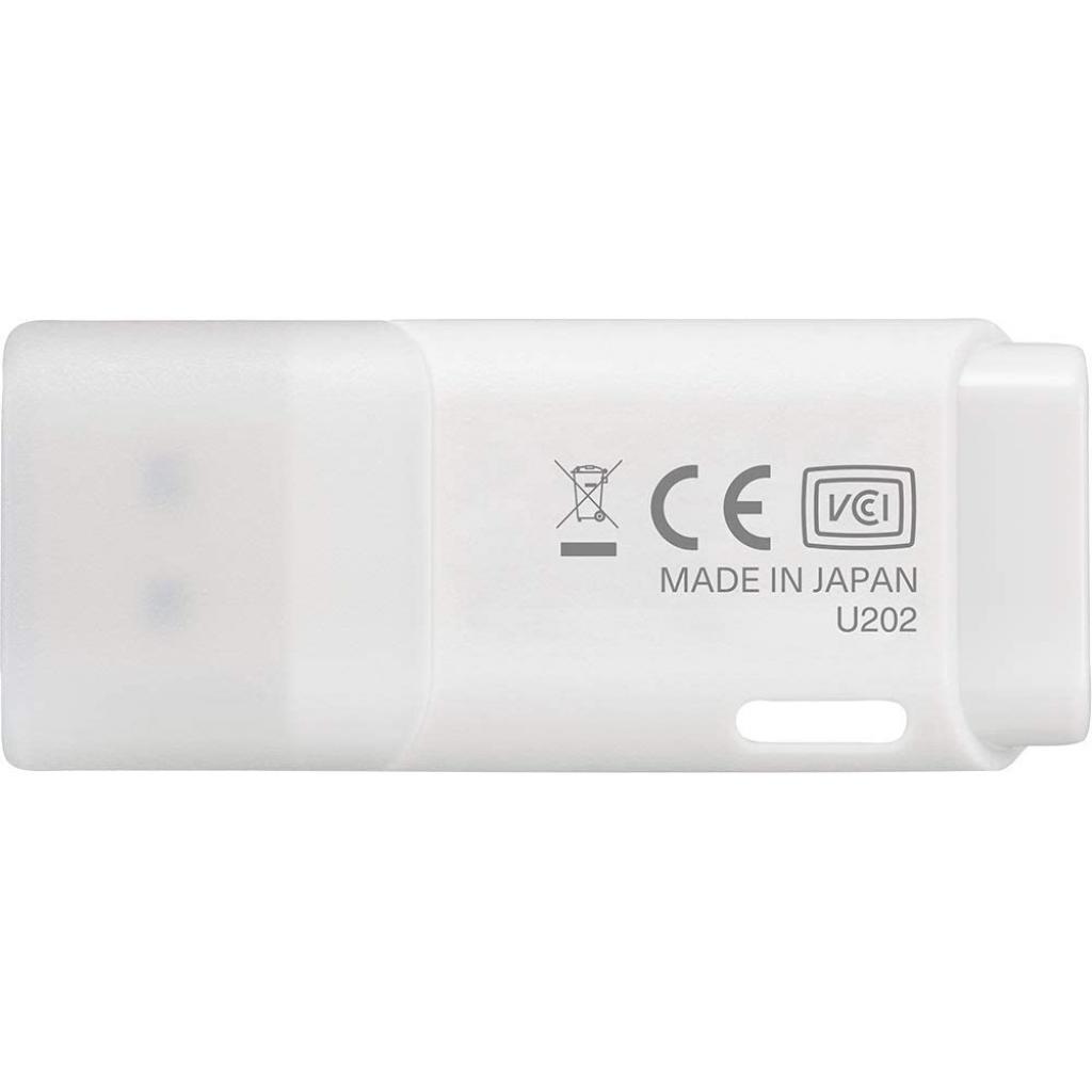 USB флеш накопитель Kioxia 128GB U202 White USB2.0 (LU202W128GG4) изображение 2