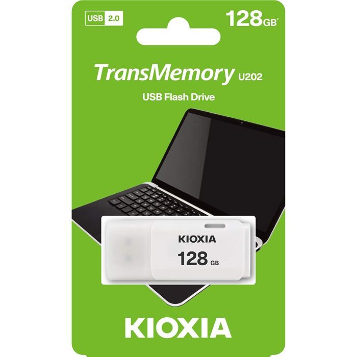 USB флеш накопитель Kioxia 64GB U202 White USB 2.0 (LU202W064GG4) изображение 3