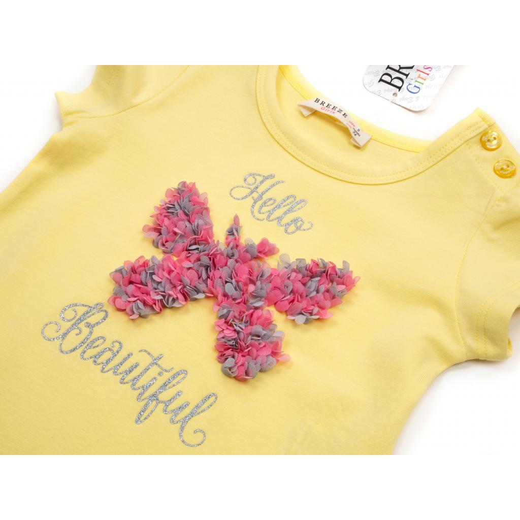 Набор детской одежды Breeze с бабочкой (13500-74G-yellow) изображение 7