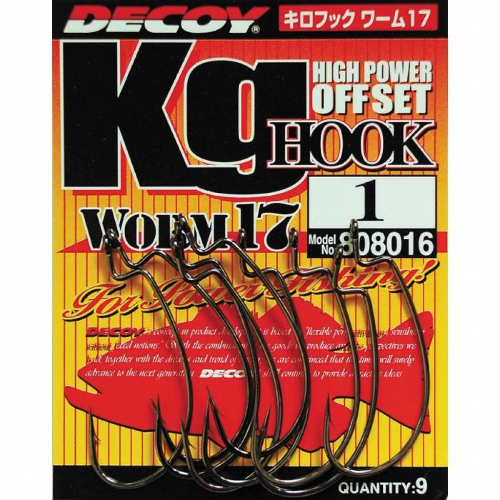 Крючок Decoy Worm17 Kg Hook 06 (9 шт/уп) (1562.01.54)