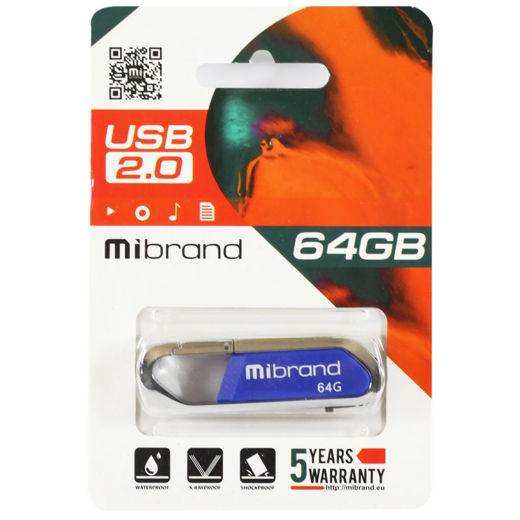 USB флеш накопитель Mibrand 64GB Aligator White USB 2.0 (MI2.0/AL64U7W) изображение 2