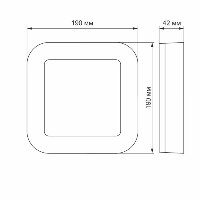 Светильник Videx LED ART IP65 15W 5000K 220V (VL-BHFS-155) изображение 3