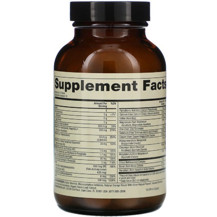 Мультивітамін Dr. Mercola Мультивітаміни для дітей, Chewable Multivitamin for Kids, 60 (MCL-01010) зображення 2