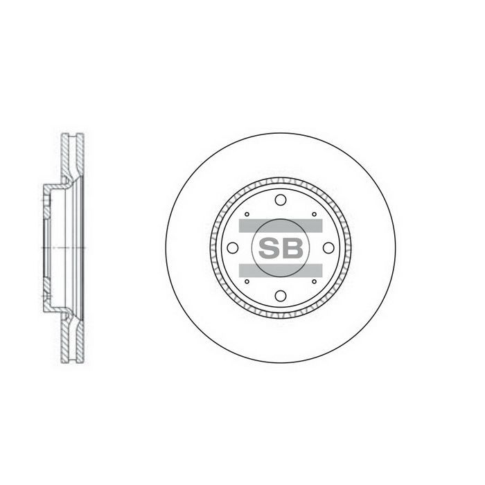 Тормозной диск HI-Q SD2029
