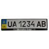 Рамка номерного знака CarLife пластик з об'ємними літерами Mercedes-Benz (2шт) (24-011)