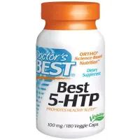 Аминокислота Doctor's Best 5-HTP (Гидрокситриптофан) 100мг, 180 капсул (DRB-00312)