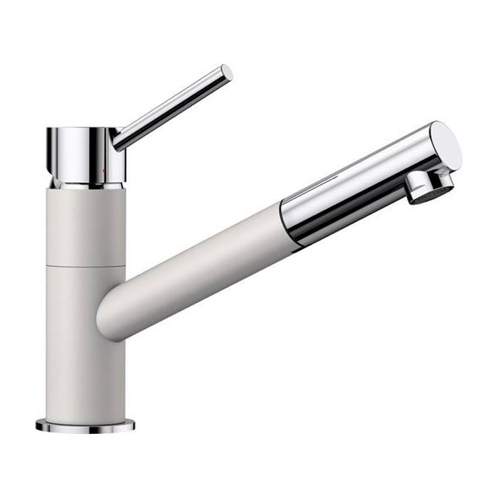 Смеситель Blanco KANO-S БЕЛЫЙ/ХРОМ (525040)