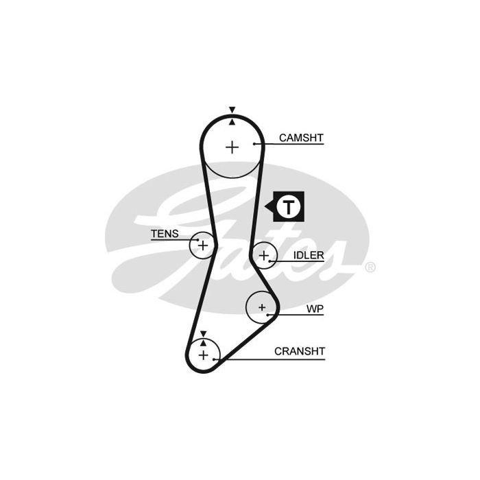 Ремень ГРМ Gates 5264XS