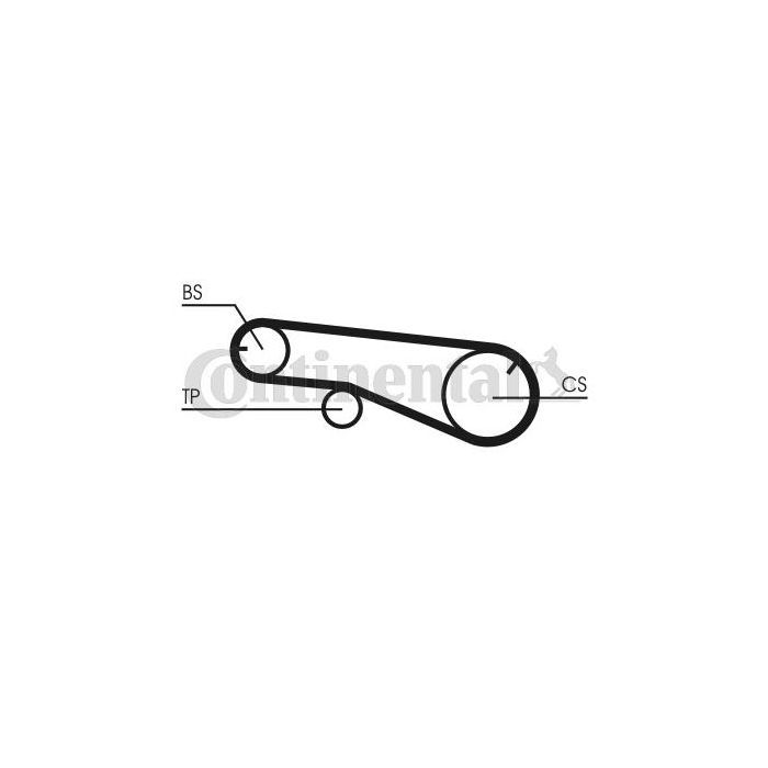 Ремінь ГРМ CONTITECH CT1109 зображення 2