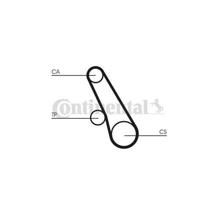 Ремінь ГРМ CONTITECH CT1109 зображення 3