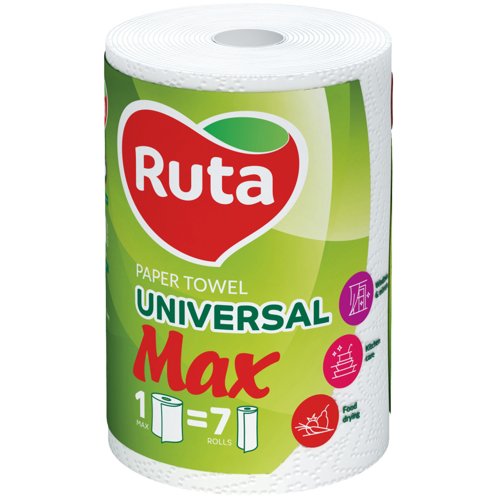 Бумажные полотенца Ruta Max 2 слоя 1 шт. (4820023744530)