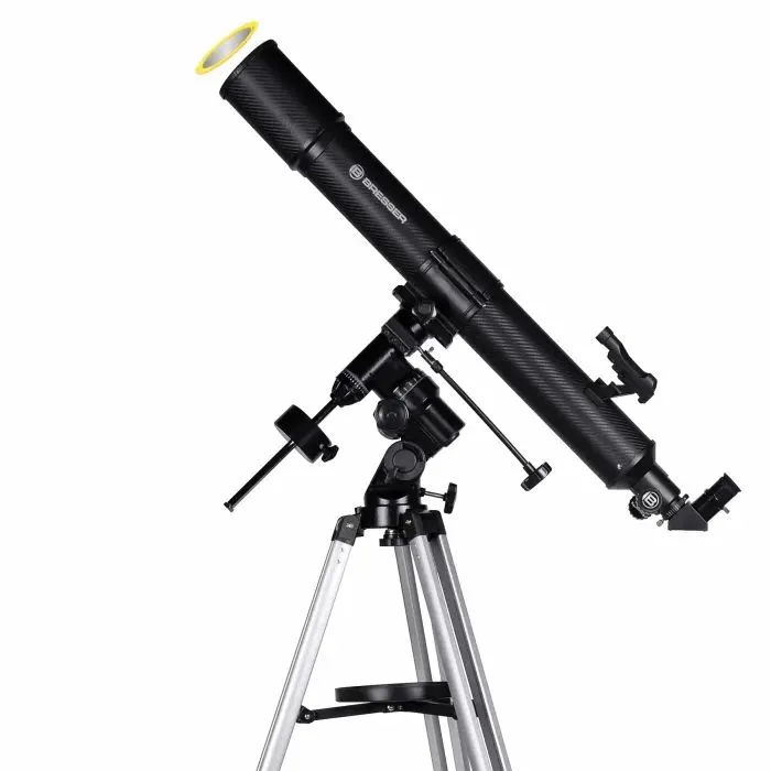 Телескоп Bresser Quasar 80/900 EQ Refractor Solar Carbon + фільтр + адаптер (923033) зображення 2