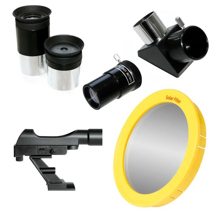 Телескоп Bresser Quasar 80/900 EQ Refractor Solar Carbon + фільтр + адаптер (923033) зображення 6