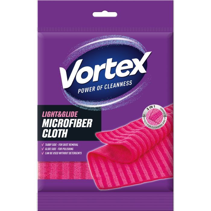 Салфетки для уборки Vortex Light&Glide из микрофибры 1 шт. (4823071642971)