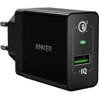 Зарядное устройство Anker PowerPort+ 1 with QC 3.0 PowerIQ (Black) (A2013L11)