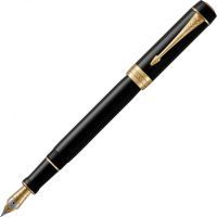 Ручка пір'яна Parker DUOFOLD Classic Black GT  FP18-C F (92 001) зображення 2