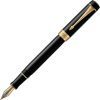 Ручка пір'яна Parker DUOFOLD Classic Black GT  FP18-C F (92 001) зображення 2
