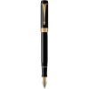 Ручка пір'яна Parker DUOFOLD Classic Black GT  FP18-C F (92 001)