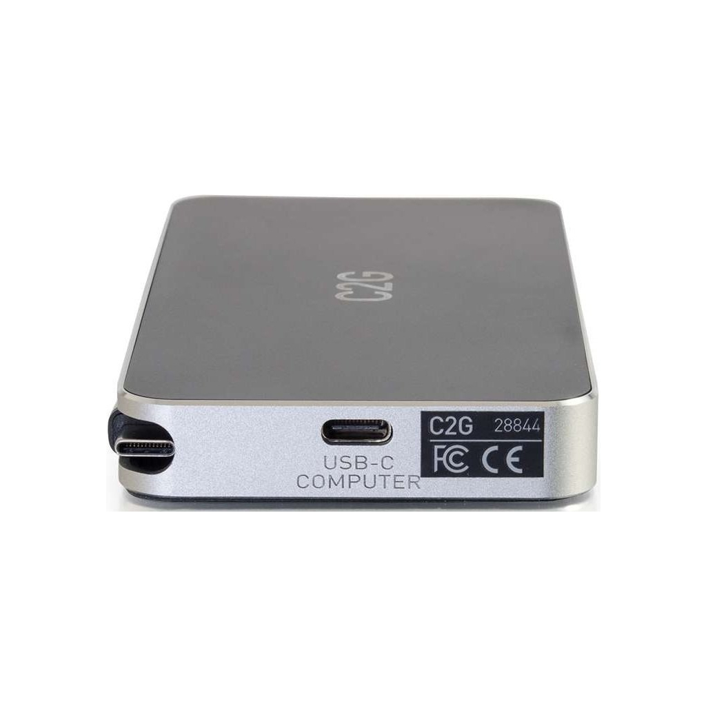 Порт-реплікатор C2G Docking Station USB-C на HDMI, DP, VGA, USB, Power Delivery (CG88845) зображення 7