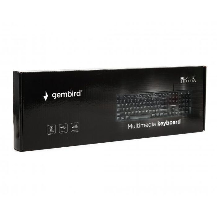 Клавиатура Gembird KB-MCH-03-UA USB Black (KB-MCH-03-UA) изображение 3