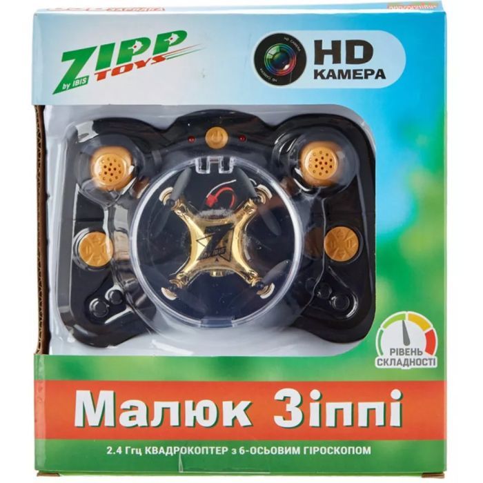 Радіокерована іграшка ZIPP Toys Квадрокоптер з камерою Малюк Zippi з дод. акумулятором, золо (CF922 gold) зображення 7