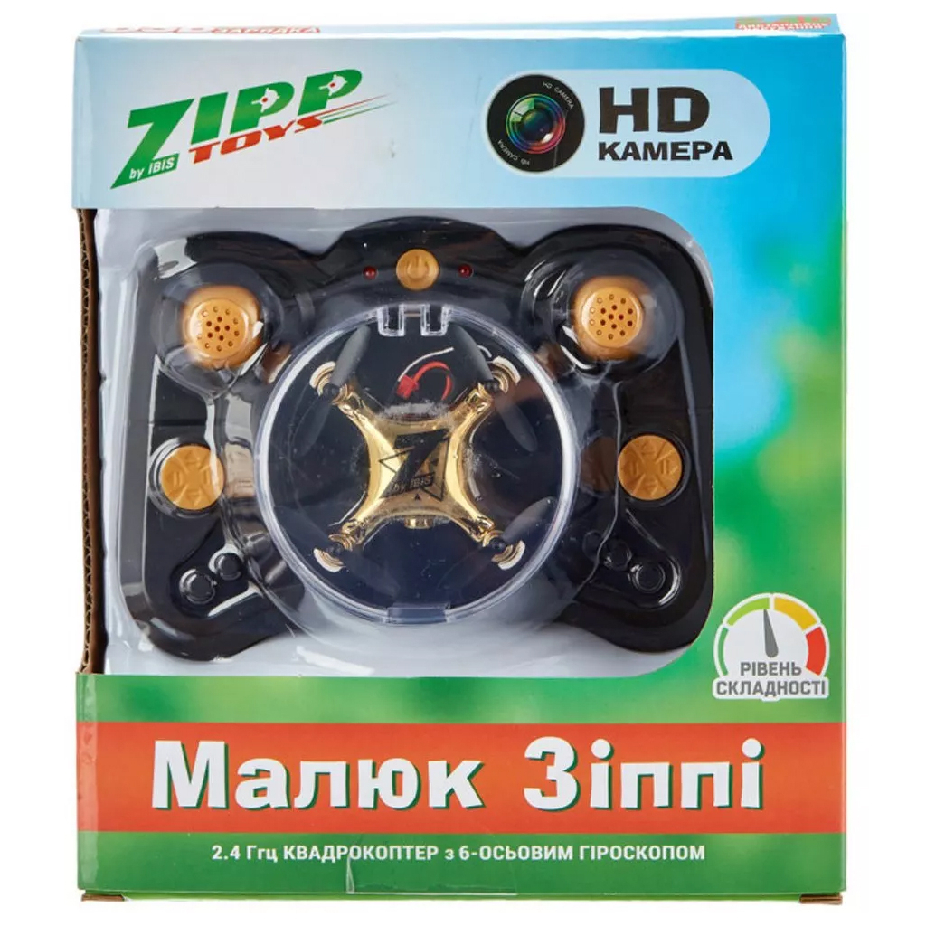 Радіокерована іграшка ZIPP Toys Квадрокоптер з камерою Малюк Zippi з дод. акумулятором, золо (CF922 gold) зображення 7