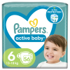 Підгузки Pampers Active Baby Giant Розмір 6 (13-18 кг) 56 шт (8001090950130)