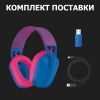 Наушники Logitech G435 Lightspeed Wireless Gaming Headset Blue (981-001062) изображение 11