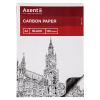 Бумага копировальная Axent A4 100 листов, черная (3301-01-A)