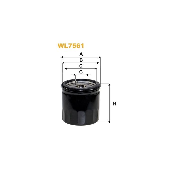 Фильтр масляный Wixfiltron WL7561