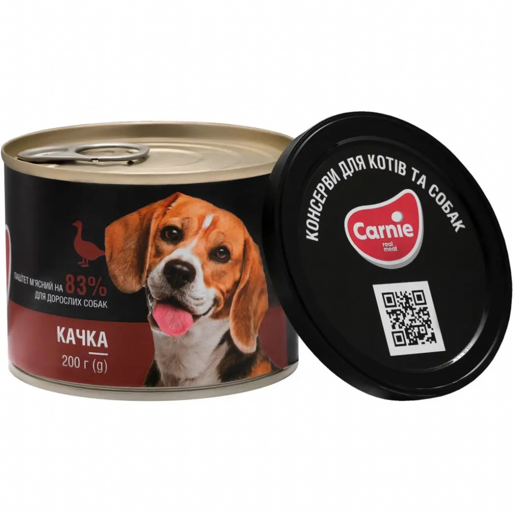 Консервы для собак Carnie Dog мясной паштет из утки 200 г (4820255190174) изображение 2