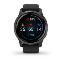Смарт-годинник Garmin Venu 2, Black + Slate, GPS (010-02430-11) зображення 2