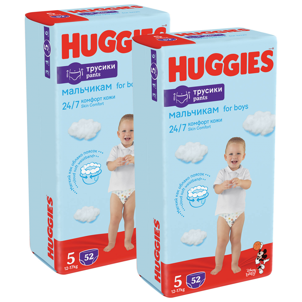 Підгузки Huggies Pants 5 Jumbo (12-17 кг) для хлопчиків 34 шт (5029053564289) зображення 2